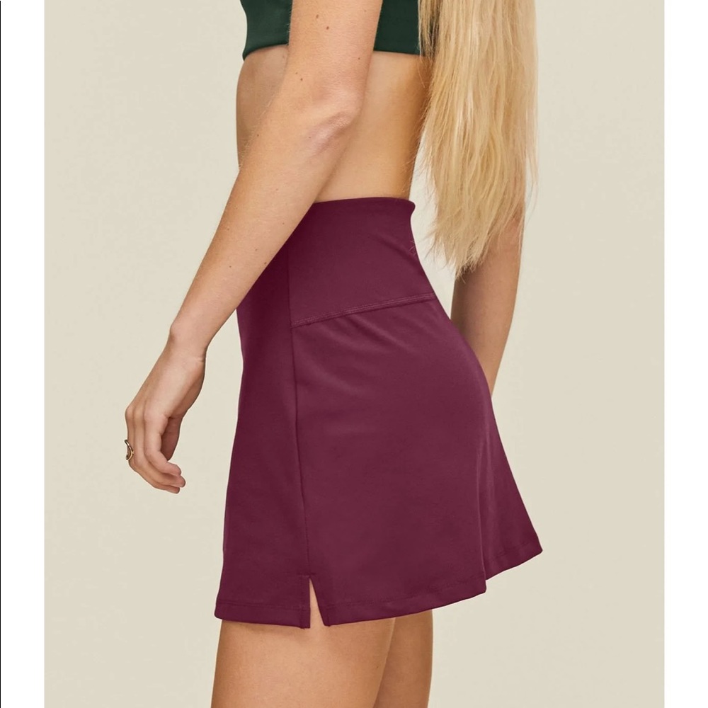 Girlfriend Collective Plum Skirt NWT. Sz.XL